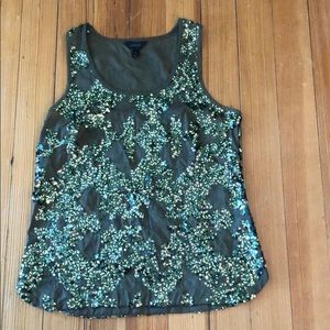 J Crew sequenced tank top